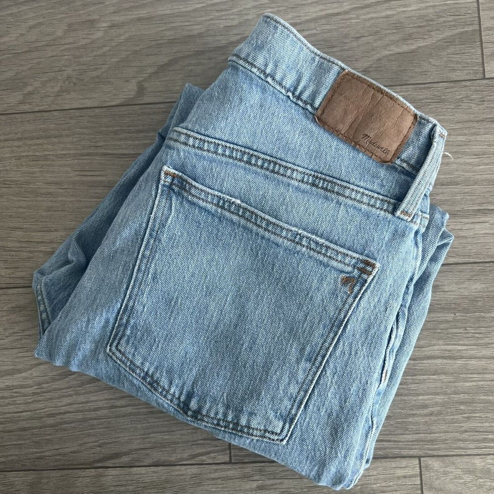 Madewell Light Wash Straight Leg Jeans